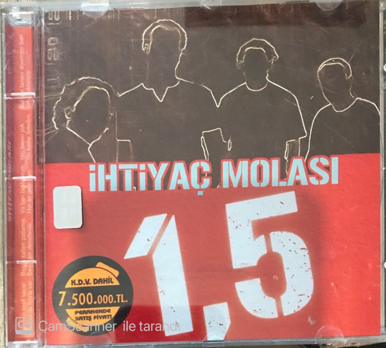 Geceyarıları,Yolarası,Metropolik Rock Grubu İhtiyaç Molası 1.5 CD