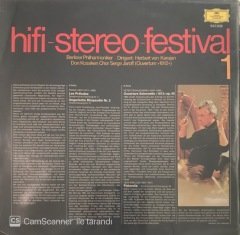 Berliner Philharmoniker Herbert Von Karajan Hifi Stereo Festival 1 LP