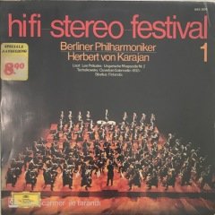 Berliner Philharmoniker Herbert Von Karajan Hifi Stereo Festival 1 LP