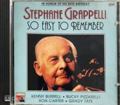 Stephane Grappelli - So Easy To Remember - CD