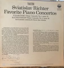 Sviatislav Rıchter - Favorıte Piano Concertos LP