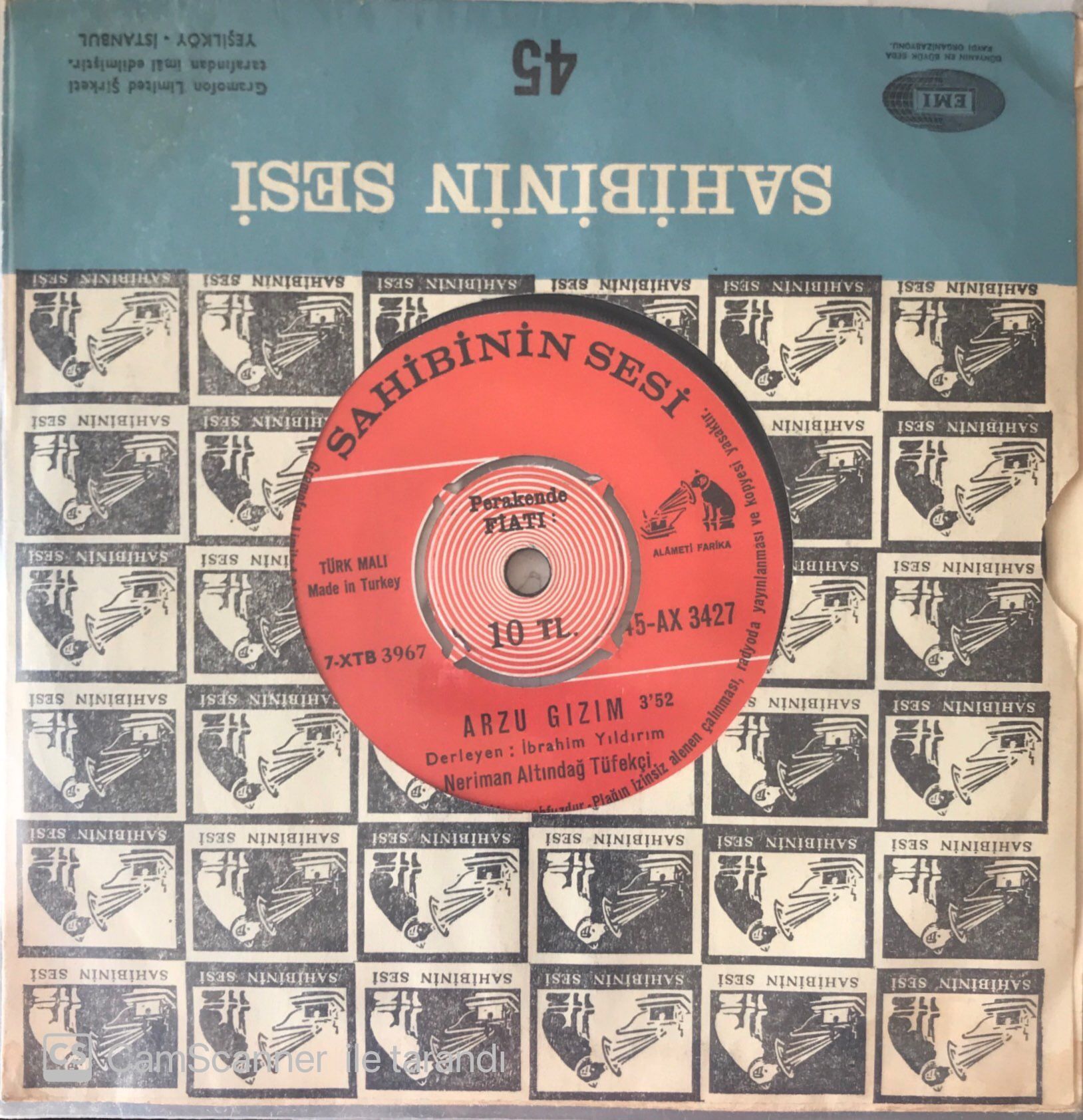 Neriman Altındağ Tüfekçi - Arzu Gızım 45lik