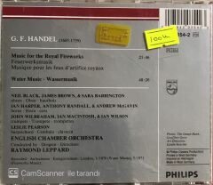 Handel - Fireworks Music - Water Music - English Chamber Orchestra - Raymond Leppard - CD