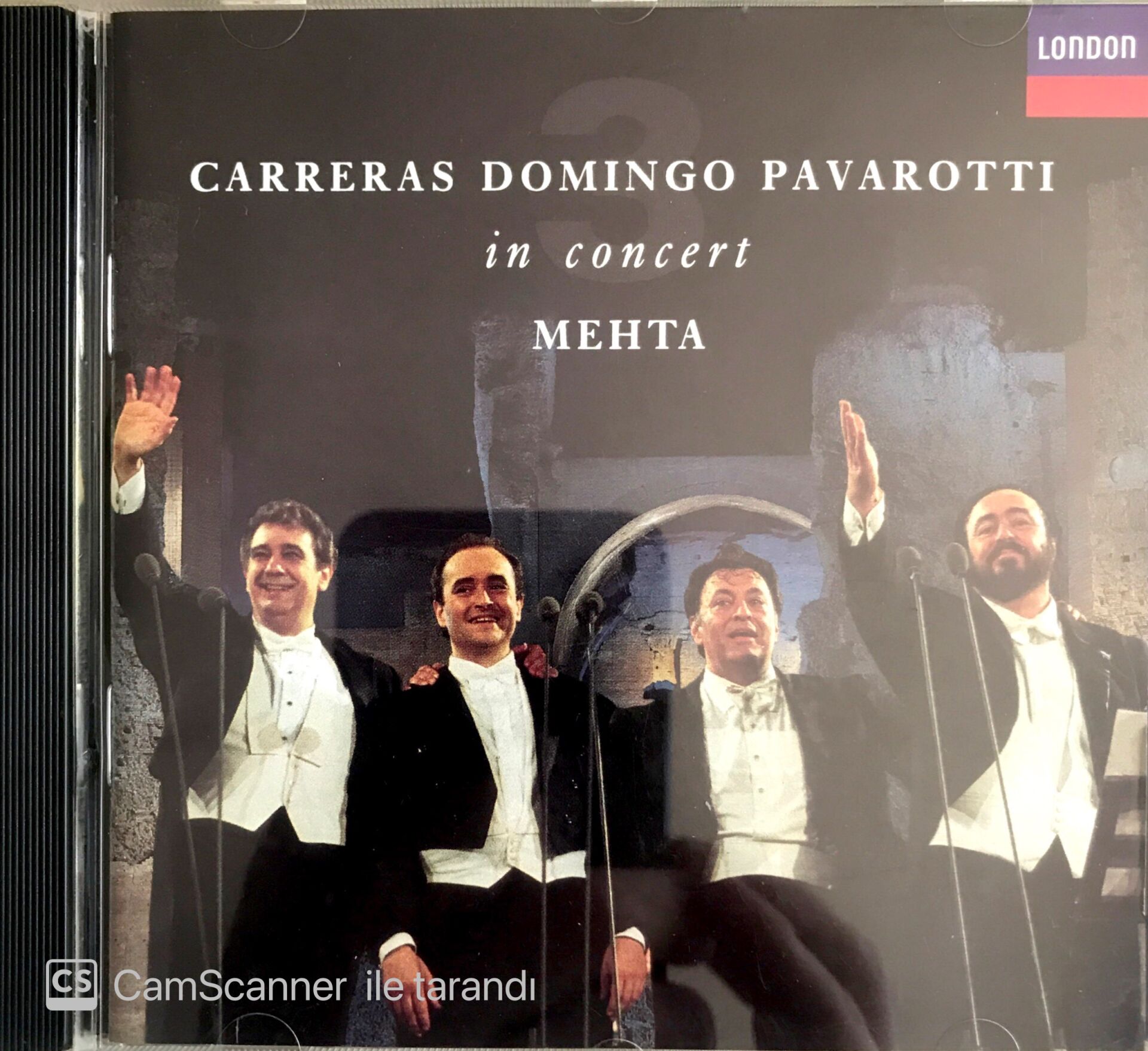 Carreras Domingo Pavarotti in Concert Mehta CD