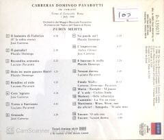 Carreras Domingo Pavarotti in Concert Mehta CD