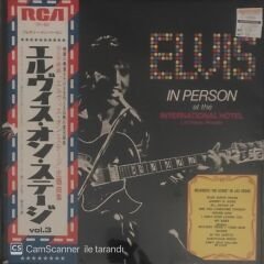 Elvis Presley In Person At The International Hotel Japon Baskı LP
