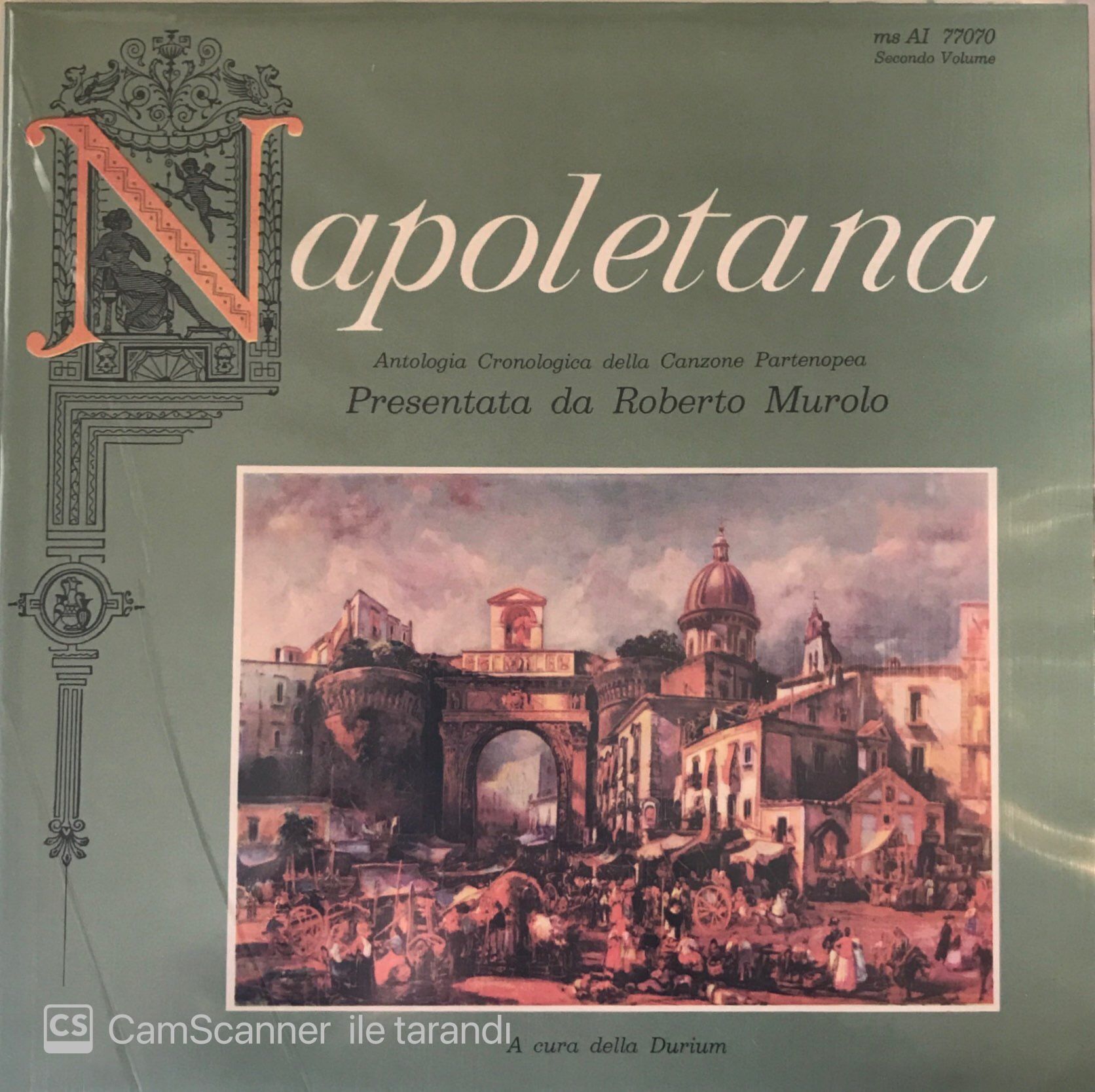 Napoletana - Antologıa Cronologıca Della Canzone Partenopea LP