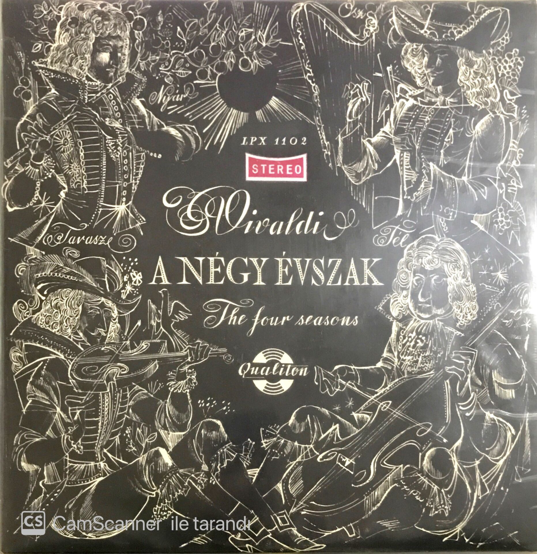 Vivaldi A Negyevszak The Four Seasons LP