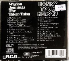 Waylon Jennings - The Taker/Tulsa & Honky Tonky Heroes - CD