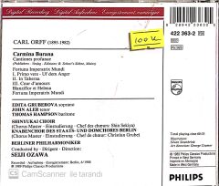 Carl Orff - Carmina Burana - Berliner Philharmoniker - Seiji Ozawa - CD