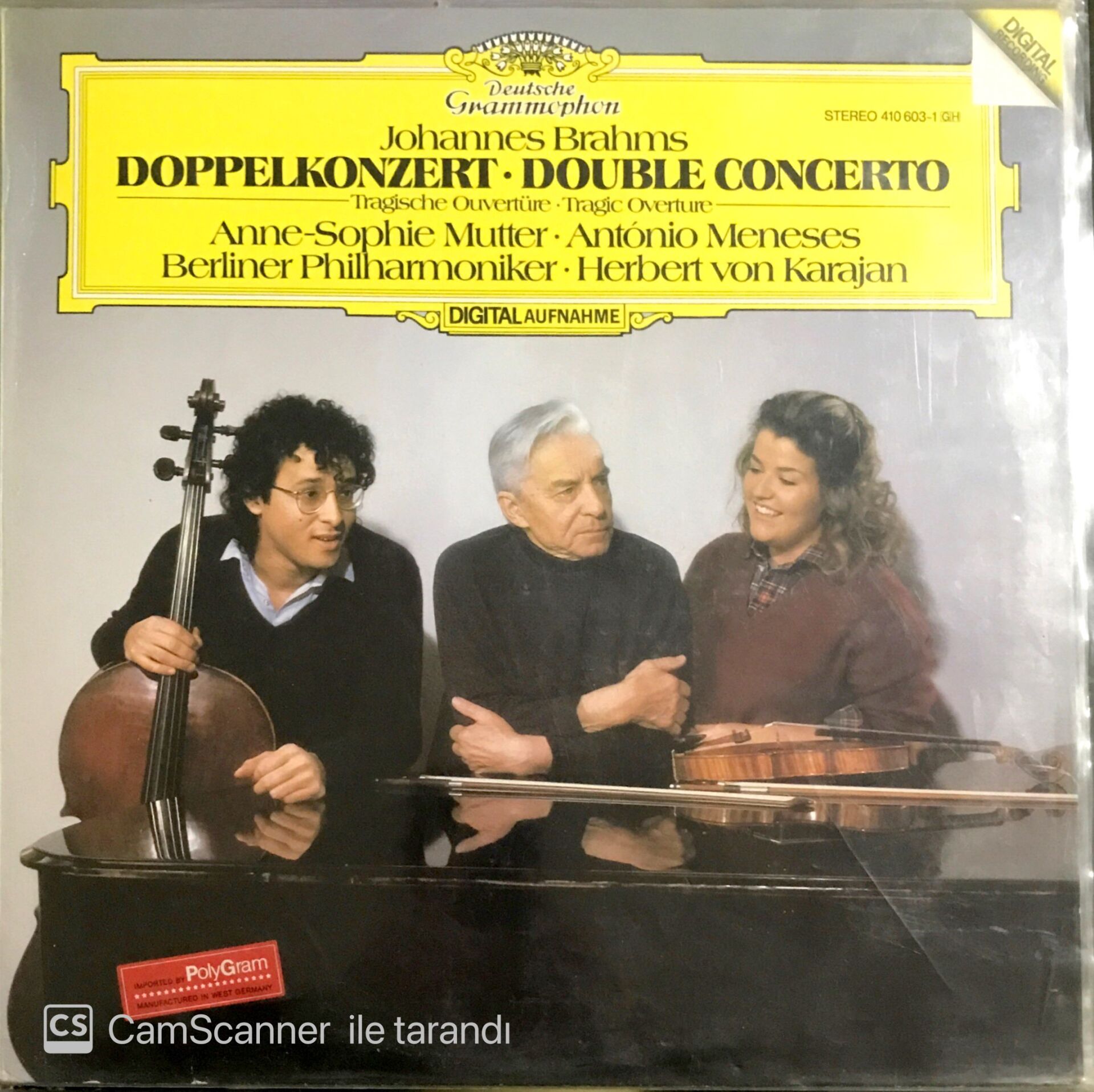 Johannes Brahms Doppelkonzert Double Concerto LP