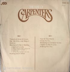 Carpenters The Best Of  LP