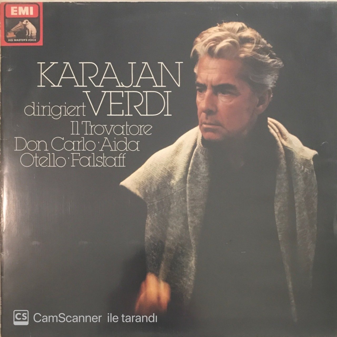 Karajan Dirigeiert Verdi Il Trovatore Don Carlo'Aidor Otello' Falstaff LP