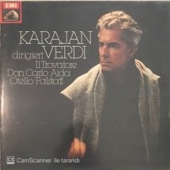 Karajan Dirigeiert Verdi Il Trovatore Don Carlo'Aidor Otello' Falstaff LP