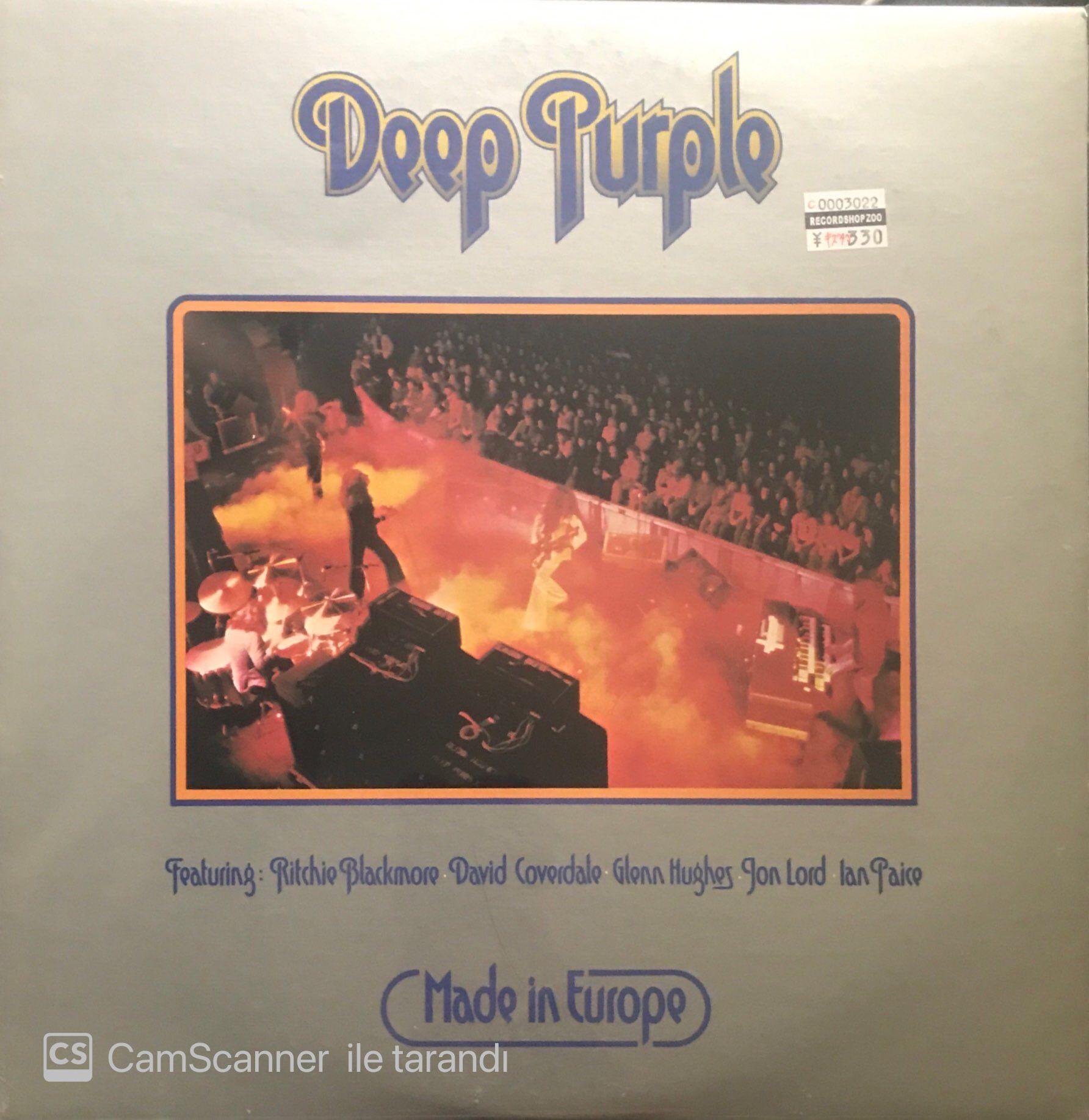 Deep Purlp Made In Europe Japon Baskı LP