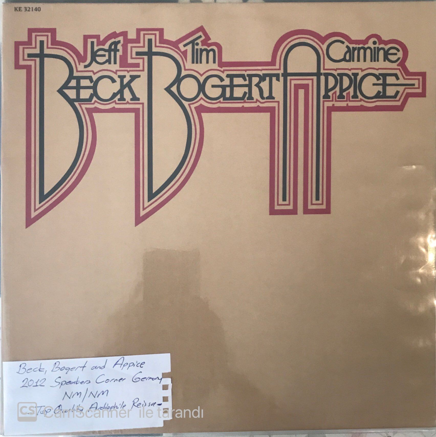 Jeff Beck Tim Bogert Carmine Appice LP