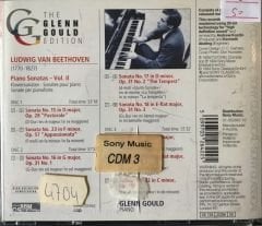 The Glenn Gould Edıtıon Beethoven: Pıano Sonatas vol II CD