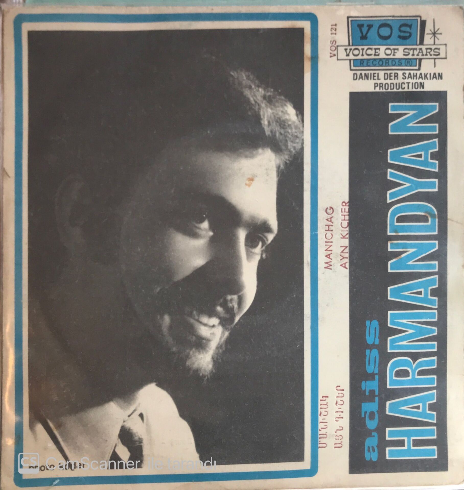 Adiss Harmandyan - Manichag 45lik