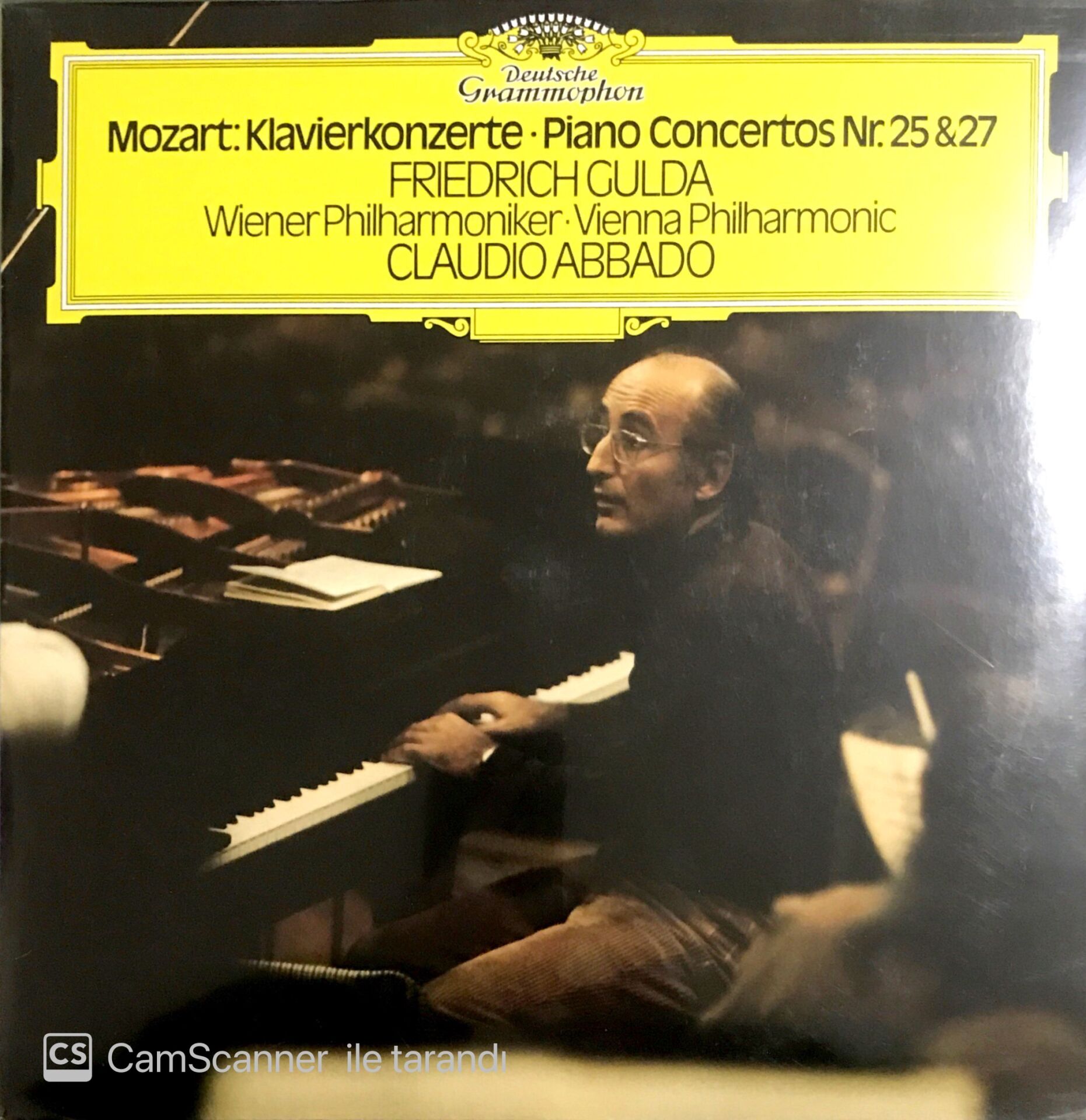 Mozart: Klavierkonzerte Piano Concertos Nr.25&27 Friedrich Gulda LP