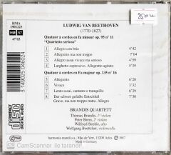 Beethoven/Quatuors No 11 & 16/Brandis Quartett - CD