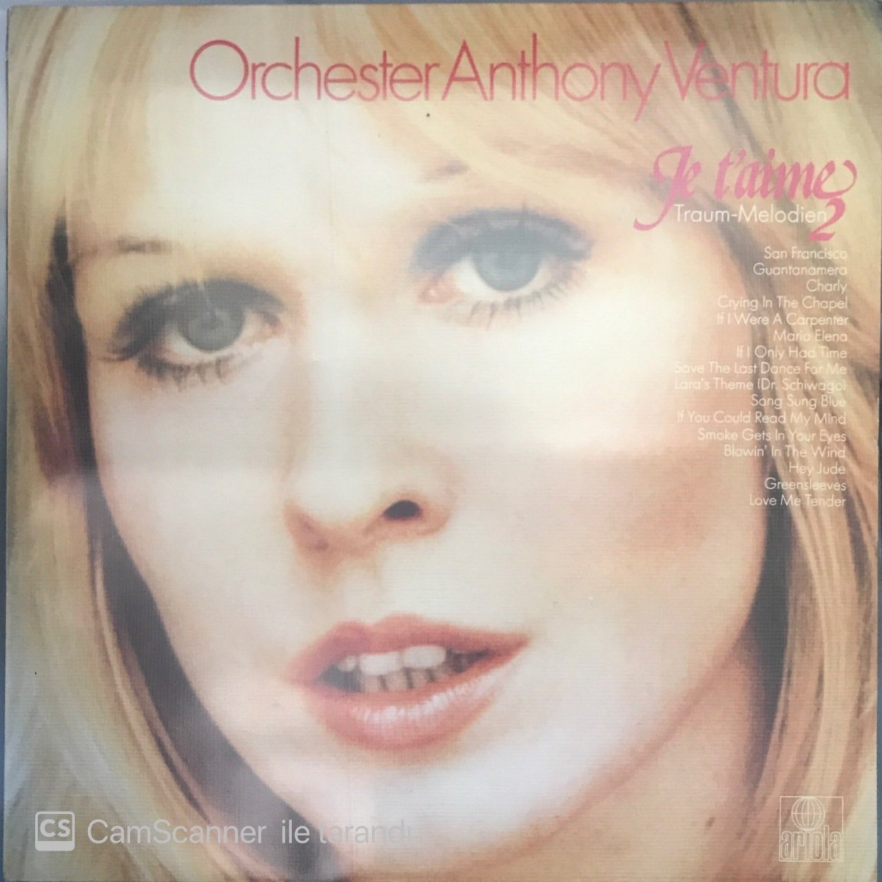 Orchester Anthony Ventura Je T'aime 2 LP