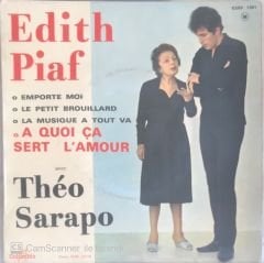 Edith Piaf - A Quoi Ça Sert L'amour Midi EP 45lik