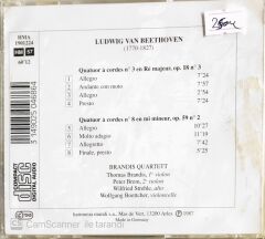 Beethoven/Quatuors No 3 & 8 /Brandis Quartett - CD
