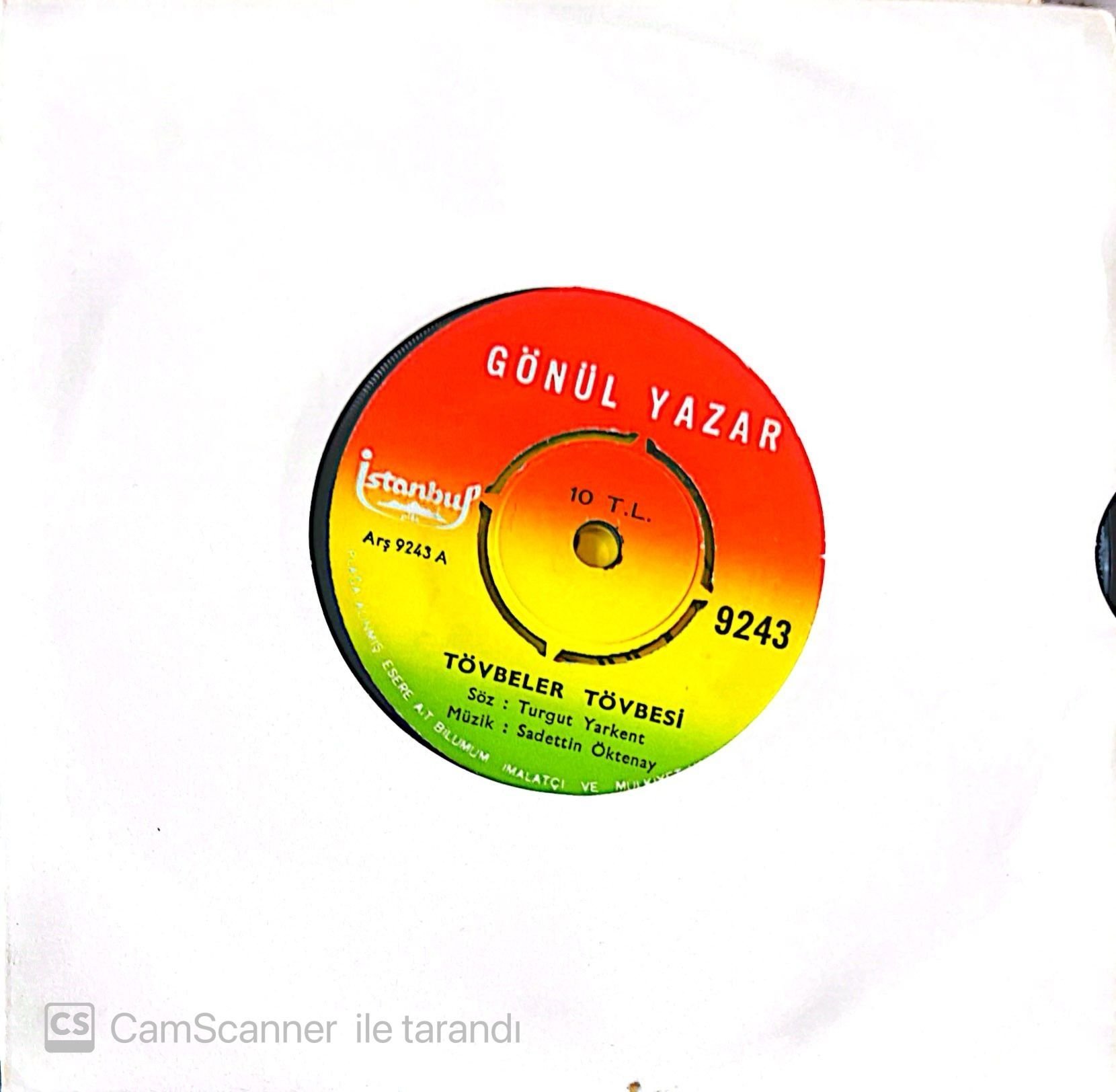 Gönül Yazar Tövbeler Tövebesi 45lik