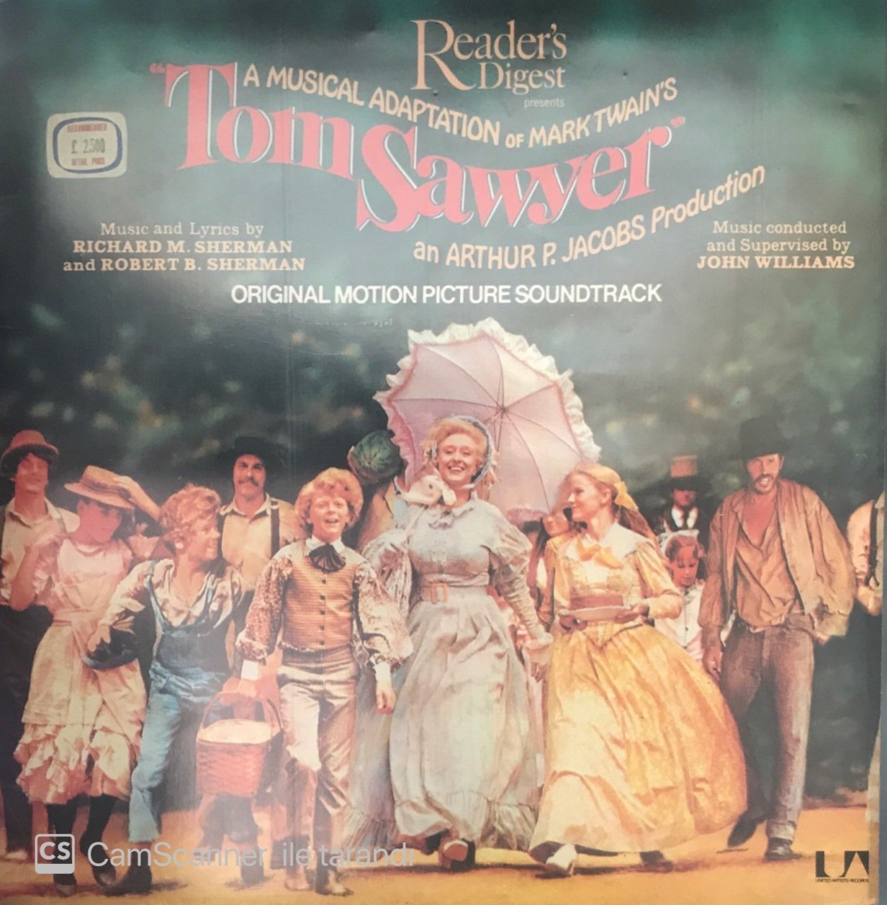 Tom Sawyer Original Motion Picture Soundtrack LP