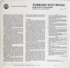 Turkish Sufi Music - Folk Lute Of Anatolia (Ali Ekber Çiçek) - LP