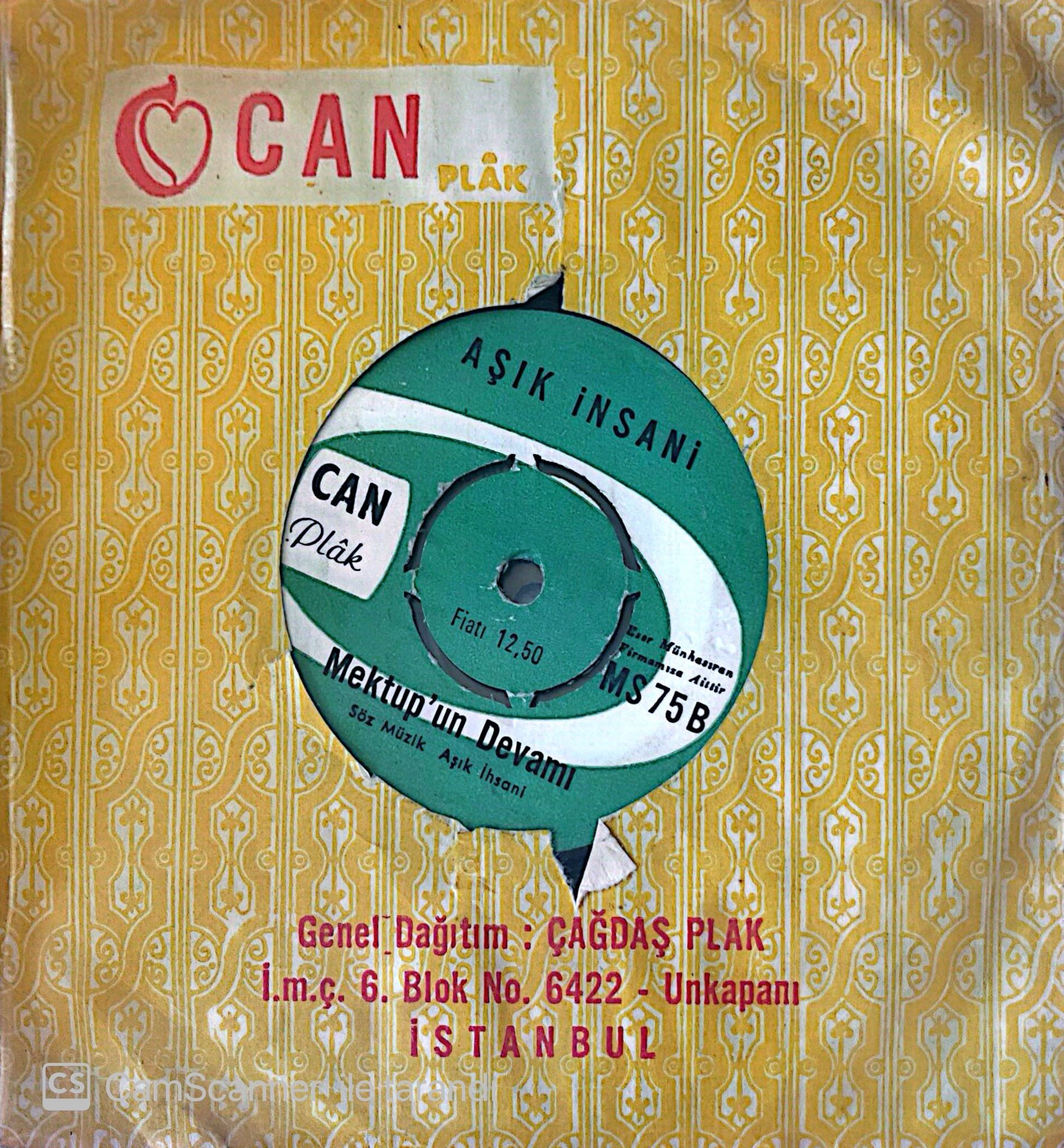 Aşık İhsani Mektup 45lik