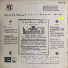 Fernando Germani Plays Bach At The Royal Festival Hall LP