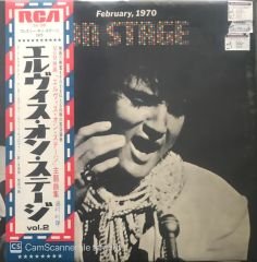 Elvis Presley On Stage February 1970 Japon Baskı LP