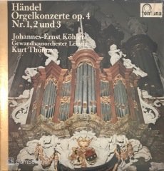 Handel Orgelkonzerte Op. 4 Nr. 1,2 Und 3 LP