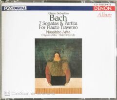 Johann Sebastian Bach - 7 Sonatas & Partita Flor Flauto Traverso - CD