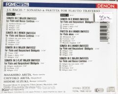 Johann Sebastian Bach - 7 Sonatas & Partita Flor Flauto Traverso - CD
