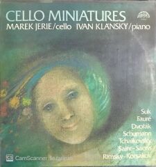 Cello Miniatures Marek Jerie Ivan Klansky LP