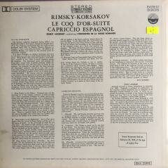 Rimsky-Korsakov Le Coq D'Or (Suite) / Capriccio Espagnol LP