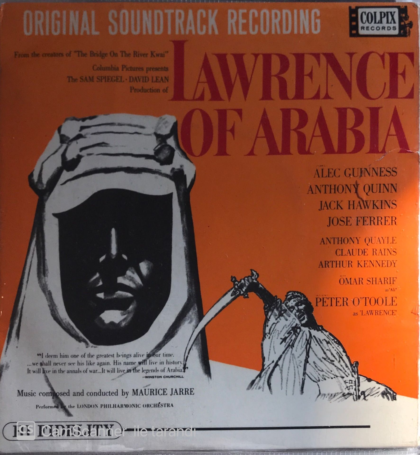 Original Soundtrack Recording Lawrence Of Arabia 45lik