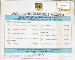 Mozart - Eine Kleine Nachtmusik - CD