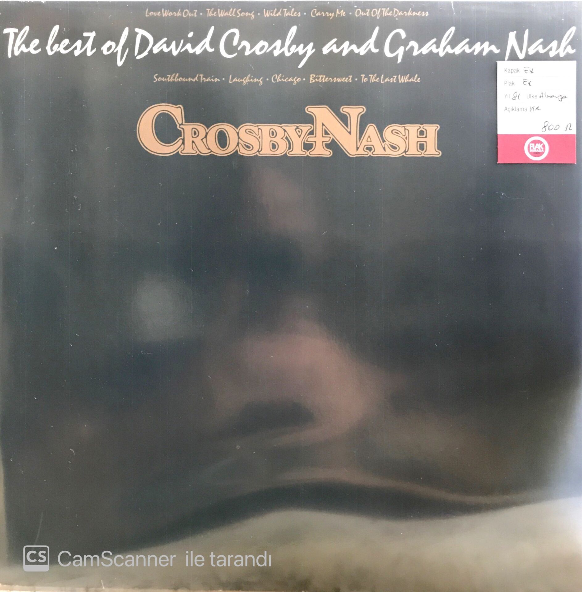 Crosby Nash  The Best Of David Crosby And Graham Nash LP