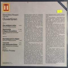 RIAS Symphonie-Orchester Berlin, Berliner Philharmoniker, Ferenc Fricsay ‎ Rossini Ouvertüren LP