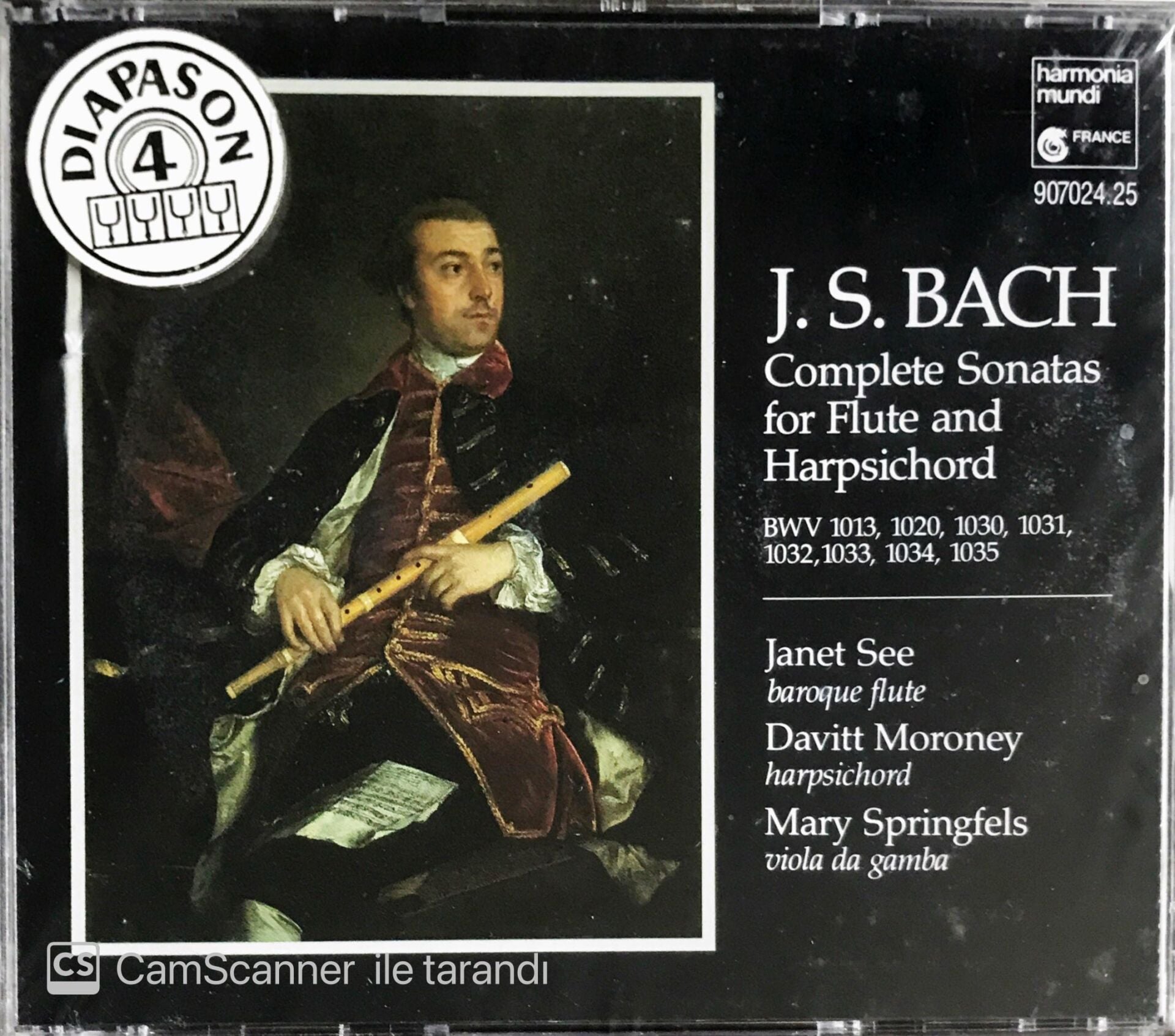 J. S. Bach / Flute & Harpsichord Sonatas - CD