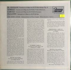 Giuliani Torelli Carulli Paganini Karl Scheit, Wilfried Boettcher ‎ Concertos For Guitar LP