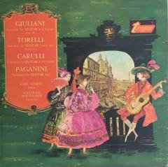 Giuliani Torelli Carulli Paganini Karl Scheit, Wilfried Boettcher ‎ Concertos For Guitar LP