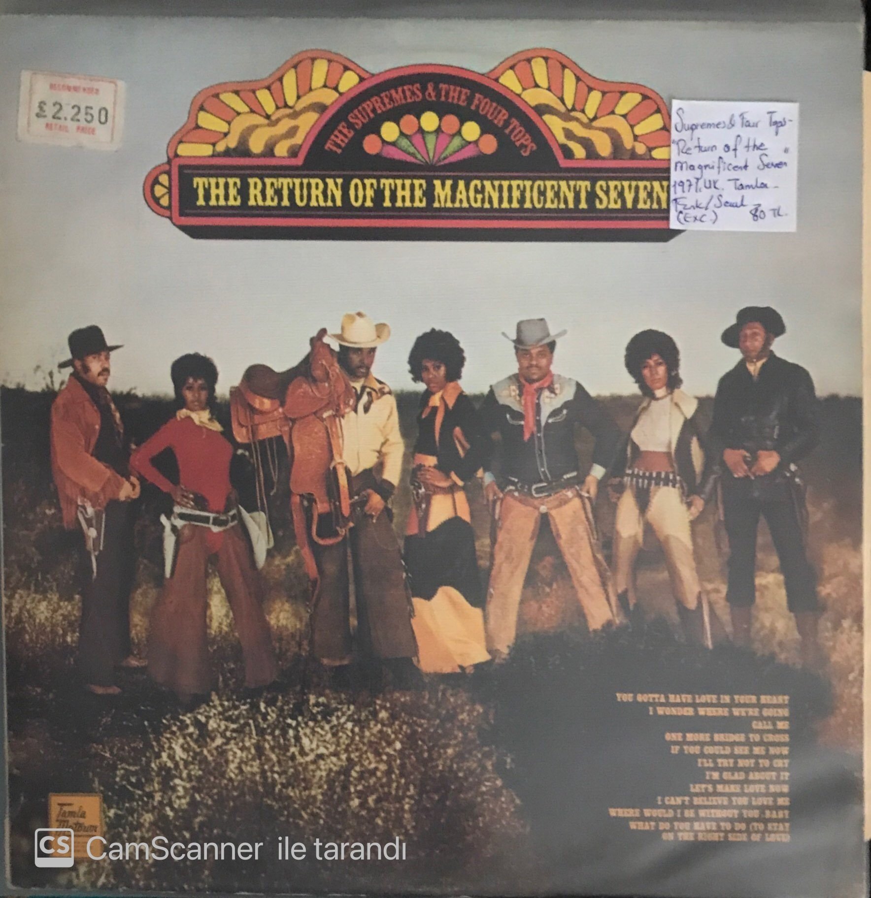 The Supremes The Four Tops The Return Of The Magnificent Seven LP