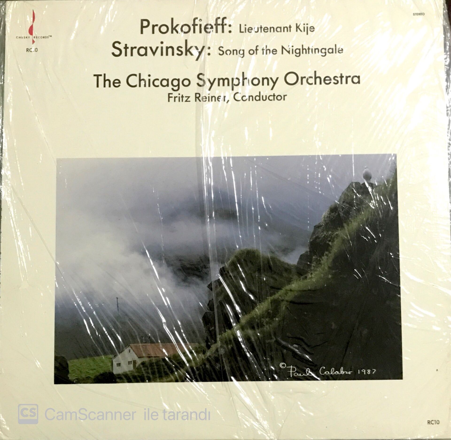 Prokofieff Stravinsky The Chicago Symphony Orc. LP