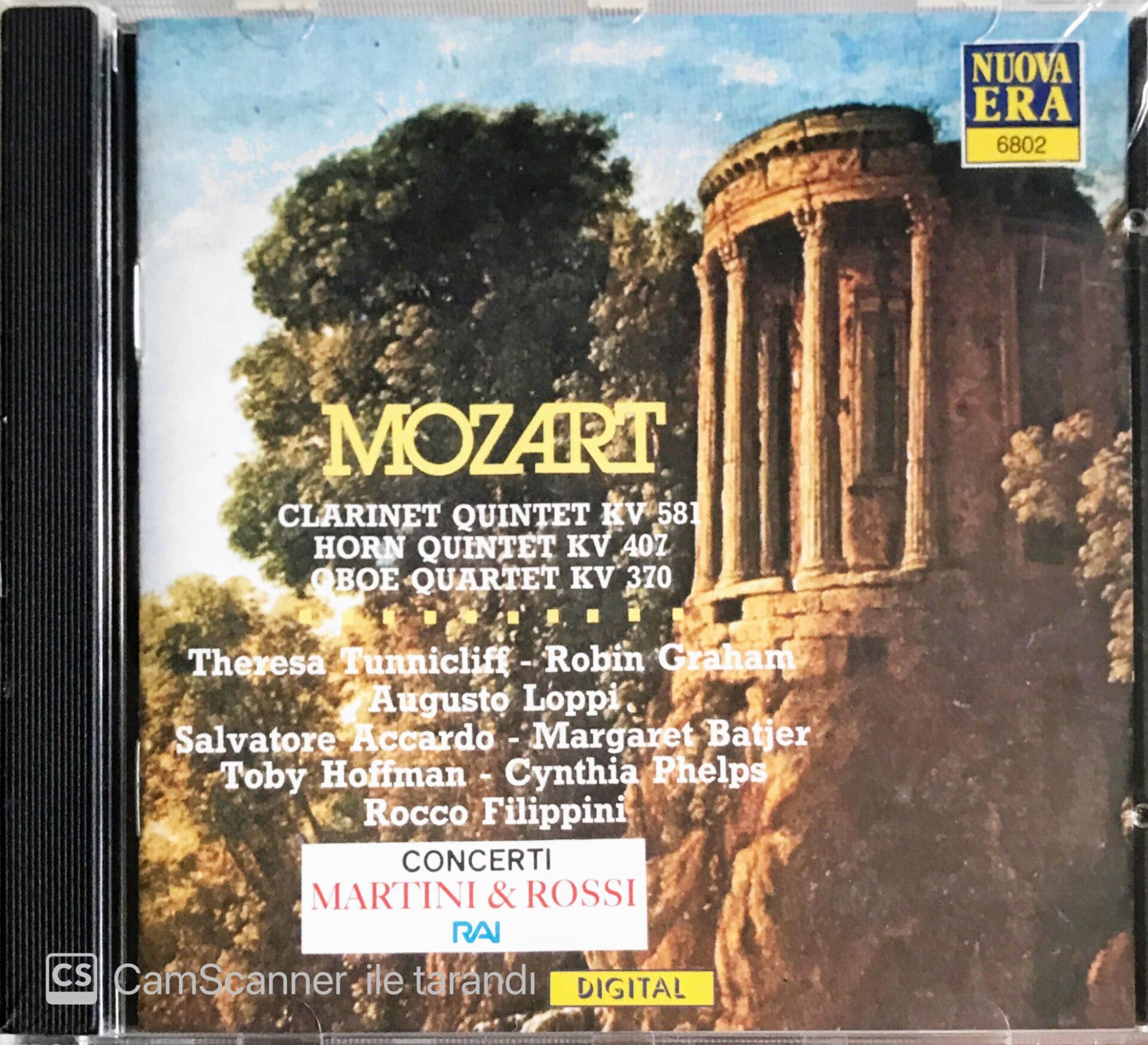 Mozart - Clarinet Quintet/Horn Quintet/Oboe Quartet - CD