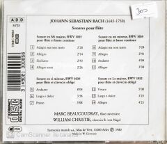 J. S. Bach - Sonates Pour Flute - CD