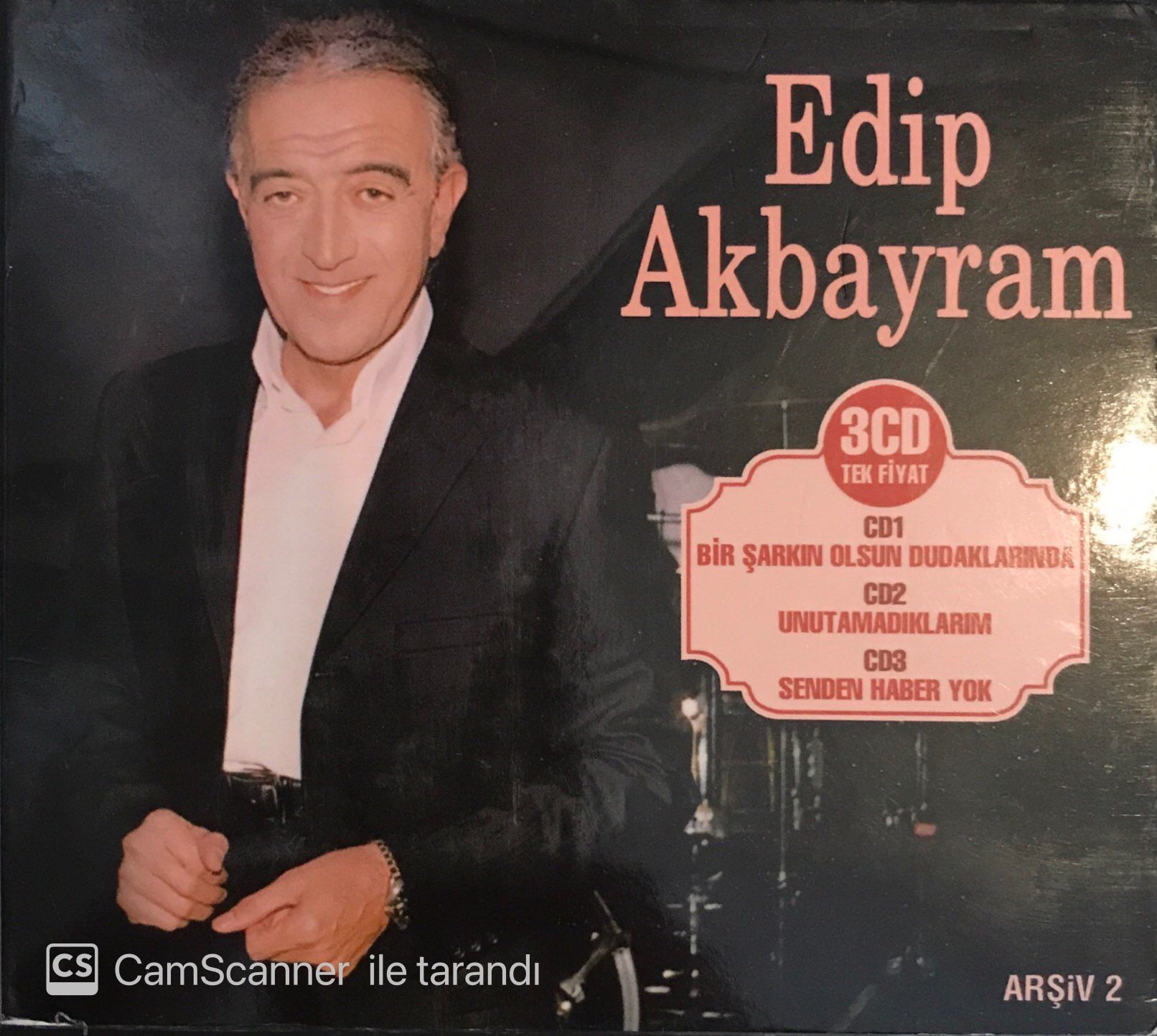 Edip Akbayram - Bir Şarkın Olsun Dudaklarında - Unutamadıklarım - Senden Haber Yok  3CD